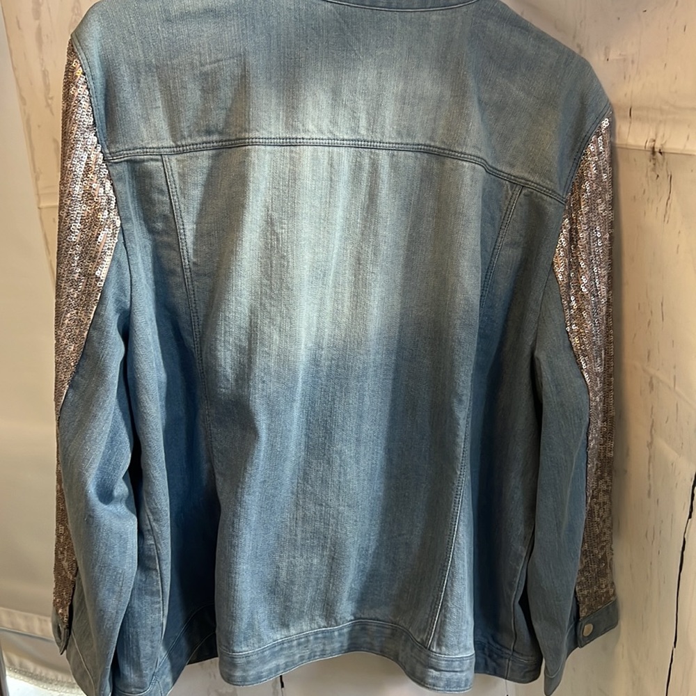 Chicos denim and sequin jacket - Picture 5 of 6